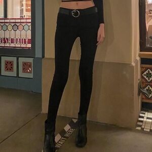 William Rast Perfect Skinny Black Jeans / Size 26